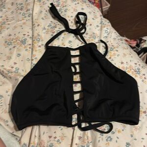 Victoria Secret PINK bikini top with pink inside.